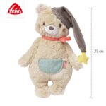 Fehn Kuscheltier Bär Bruno – Weicher Teddybär für Neugeborene als Einschlafhilfe - Stofftier zum Greifen,55 – Bild 3