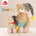 Fehn Kuscheltier Bär Bruno – Weicher Teddybär für Neugeborene als Einschlafhilfe - Stofftier zum Greifen,55 – Bild 2