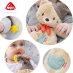 Fehn Kuscheltier Bär Bruno – Weicher Teddybär für Neugeborene als Einschlafhilfe - Stofftier zum Greifen,55 – Bild 4